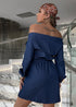 Blue Denim Hippie Mini Dress